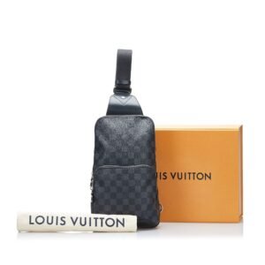 Louis Vuitton Avenue Sling Black Damier Graphite Canvas | AlmaBagz