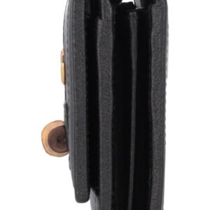GUCCI Bamboo Long Wallet Black | AlmaBagz