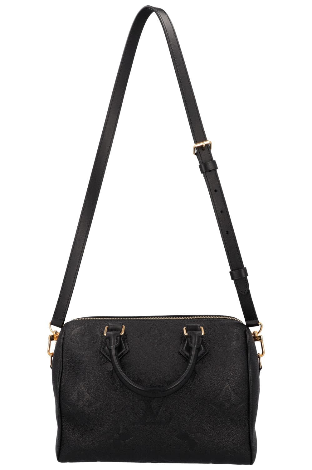 LOUIS VUITTON Speedy 25 Bandouliere MNG Empreinte Black | AlmaBagz - Image 2