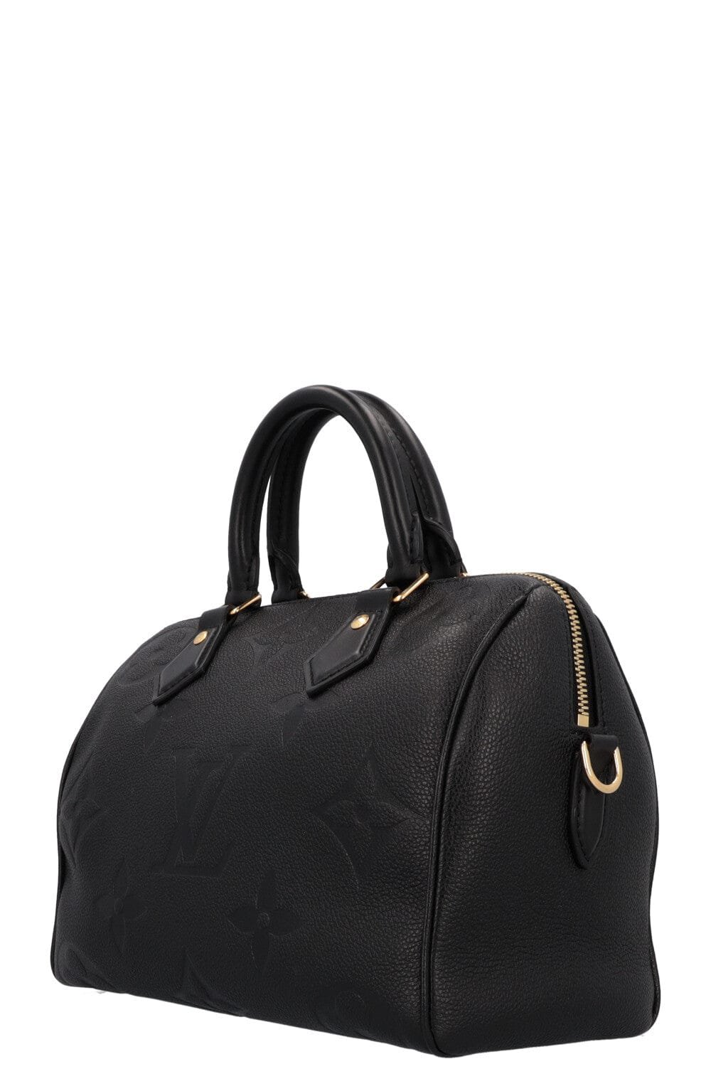 LOUIS VUITTON Speedy 25 Bandouliere MNG Empreinte Black | AlmaBagz - Image 6