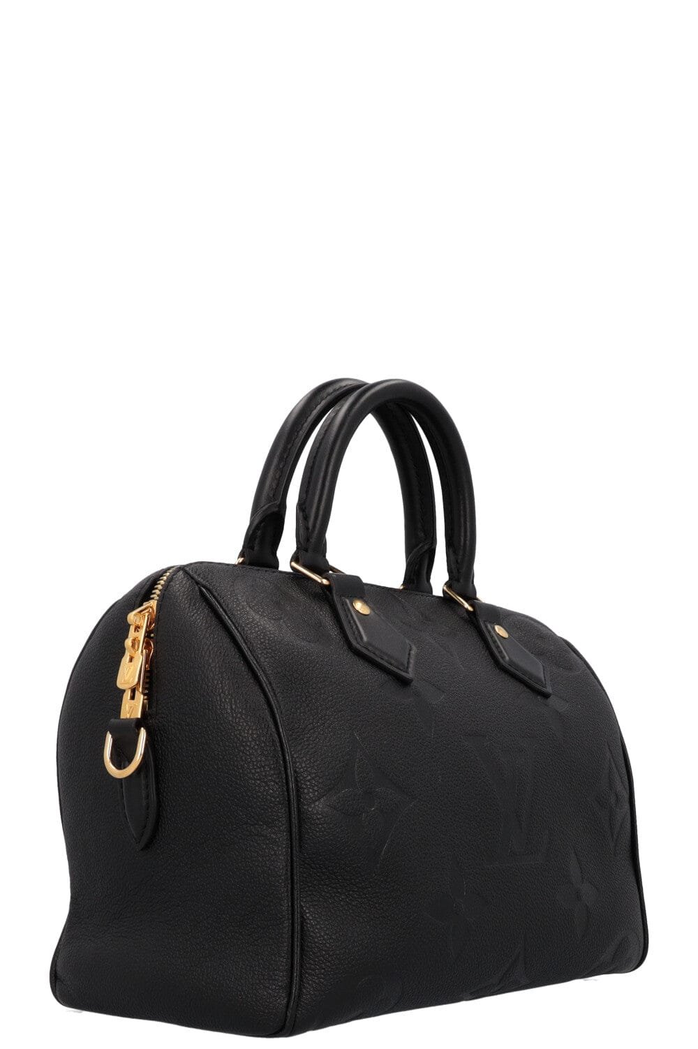 LOUIS VUITTON Speedy 25 Bandouliere MNG Empreinte Black | AlmaBagz - Image 3