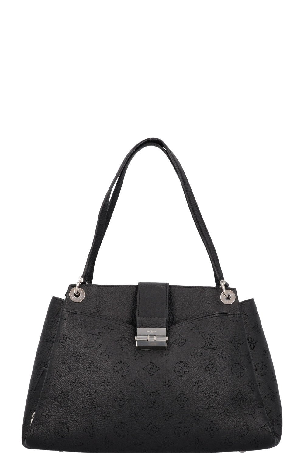 LOUIS VUITTON Sevres Tote Bag Black Mahina | AlmaBagz - Image 11