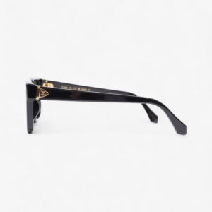 Louis Vuitton LV Glide Sunglasses Black / Gold Acetate 150mm | AlmaBagz