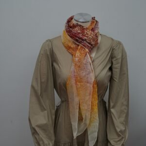 Hermes Shawl Orange/Red | AlmaBagz