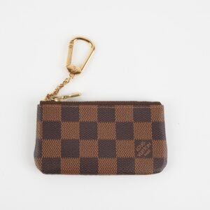 Louis Vuitton Key Cles Pouch Damier Ebene | AlmaBagz
