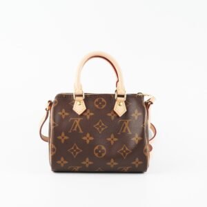 Louis Vuitton Nano Speedy Monogram (Older style) | AlmaBagz