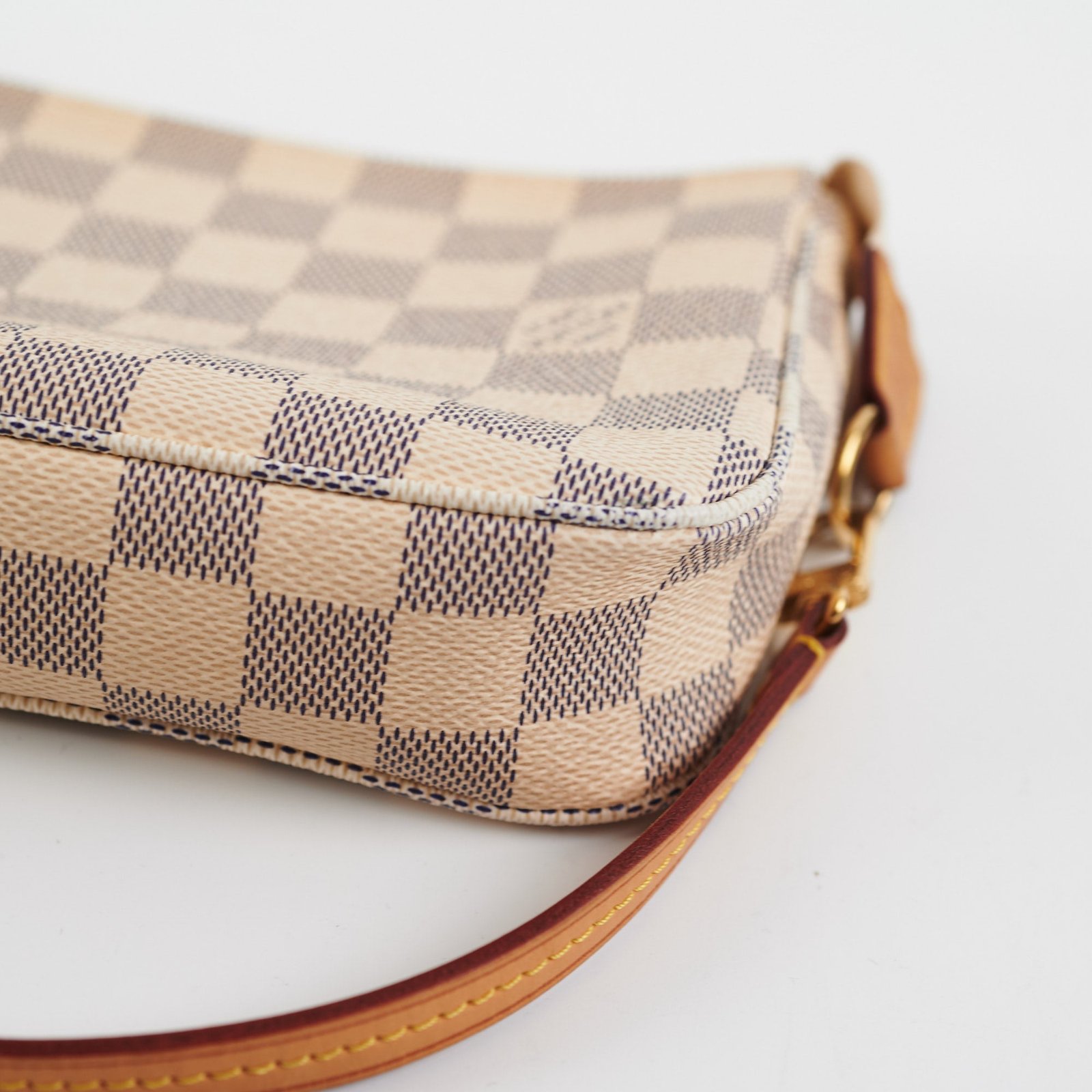 Louis Vuitton Pochette Accessory Damier Azur | AlmaBagz - Image 9