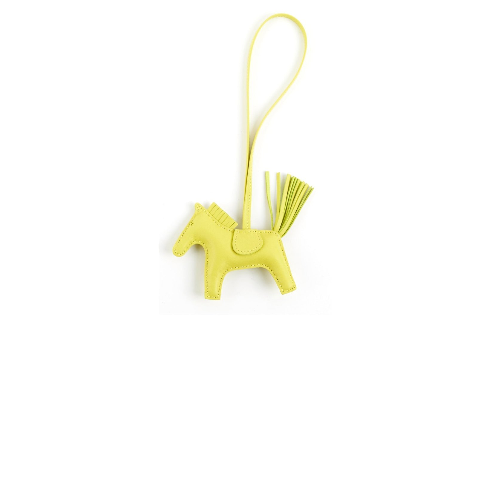 Hermes Lime Rodeo PM Charm | AlmaBagz - Image 4