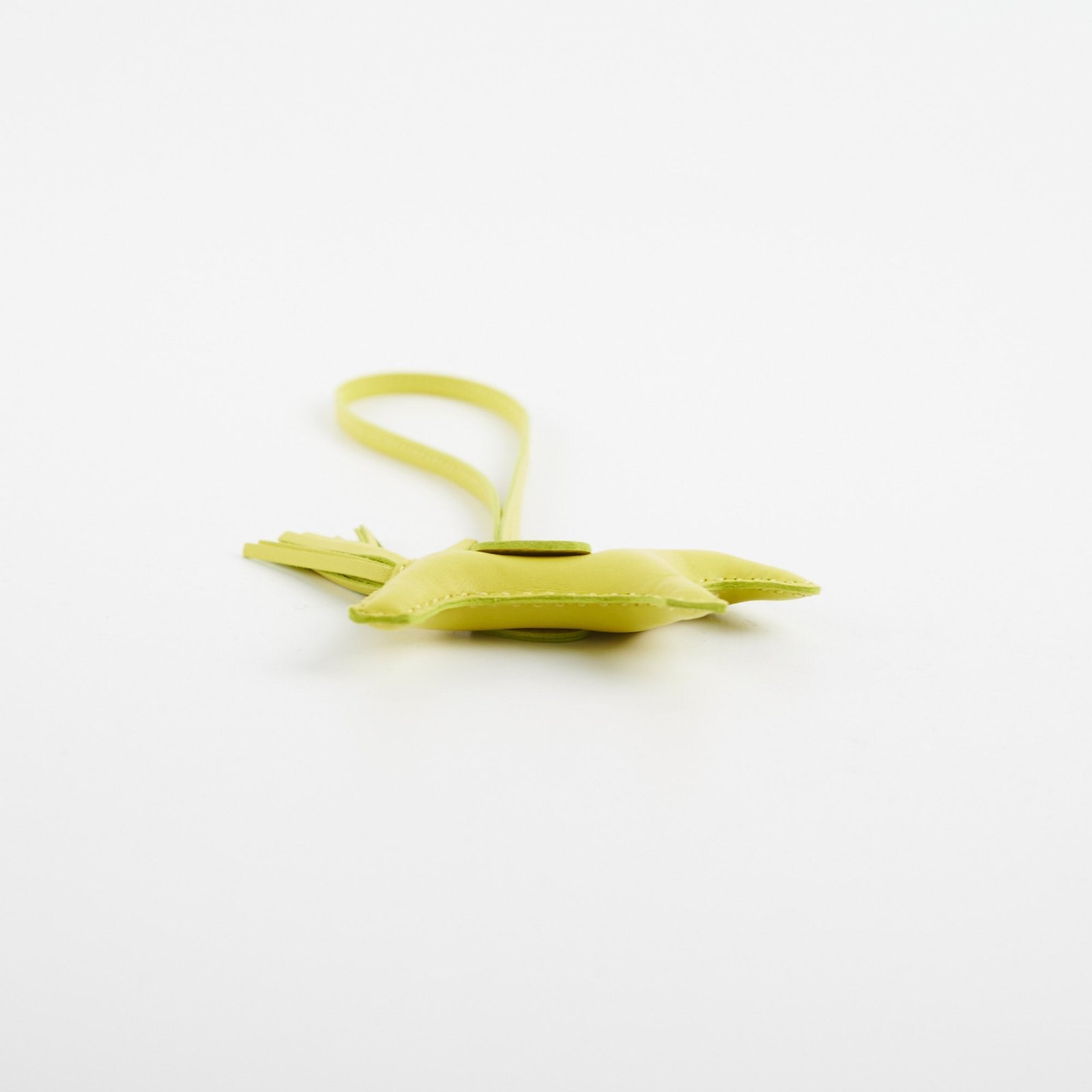 Hermes Lime Rodeo PM Charm | AlmaBagz - Image 3