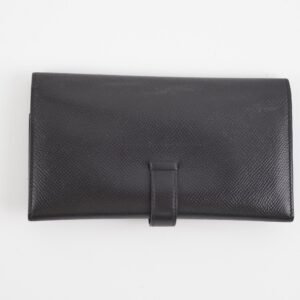 Hermes Bearn Wallet Black Epsom | AlmaBagz