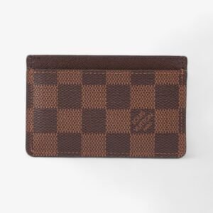 Louis Vuitton Card Holder Damier Ebene Coated Canvas | AlmaBagz