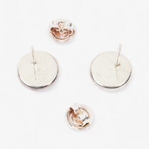 Gucci Logo Earrings Silver Silver Sterling | AlmaBagz