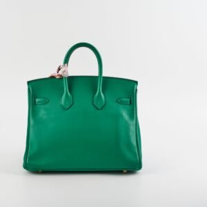 Hermes Birkin 25 Green - Stamp A | AlmaBagz