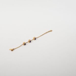 Louis Vuitton Crystal Gamble Gold Tone Bracelet | AlmaBagz
