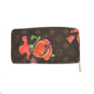 LOUIS VUITTON Limited Edition x Stephen Sprouse Roses Wallet in brown canvas | AlmaBagz