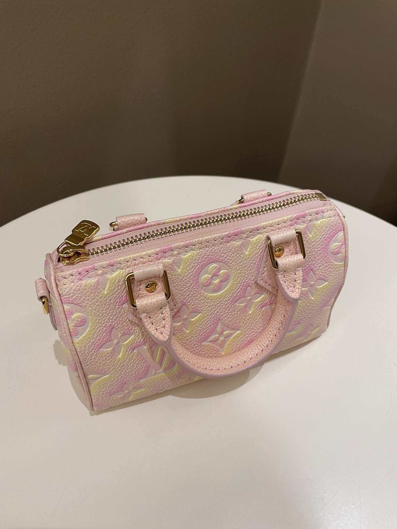 Louis Vuitton Nano Speedy Stardust Monogram Empreinte | AlmaBagz
