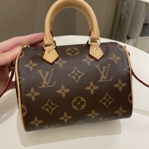 Louis Vuitton Nano Speedy Classic Monogram | AlmaBagz