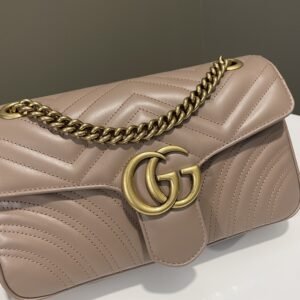 Gucci Marmont Flap Bag Beige | AlmaBagz
