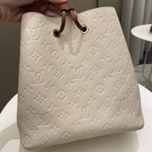 Louis Vuitton Neonoe MM Cream Monogram Empreinte | AlmaBagz