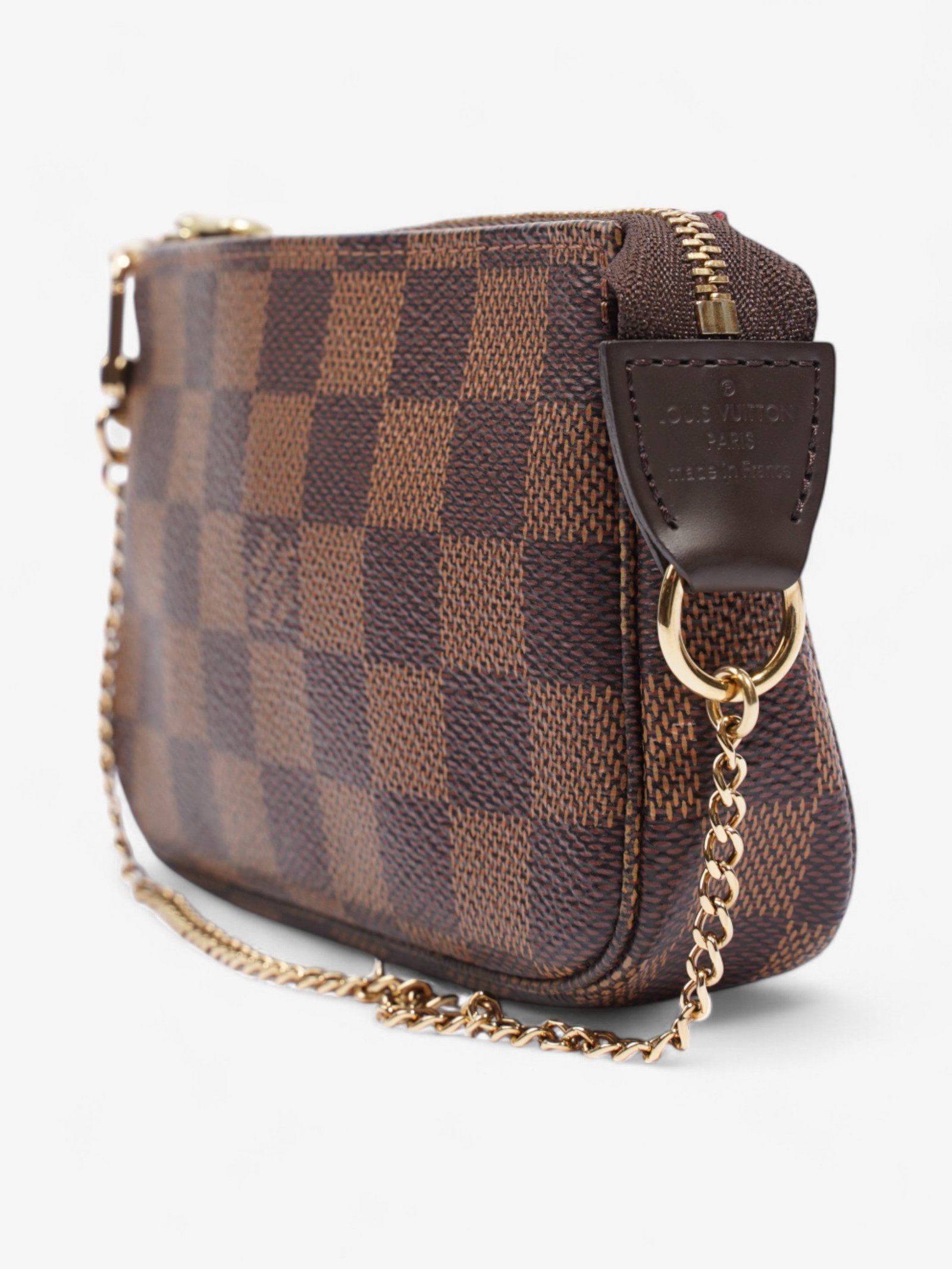 Louis Vuitton Pochette Accessoires Damier Ebene Canvas Mini | AlmaBagz - Image 6