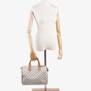 Louis Vuitton Speedy 30 Damier Azur Coated Canvas | AlmaBagz