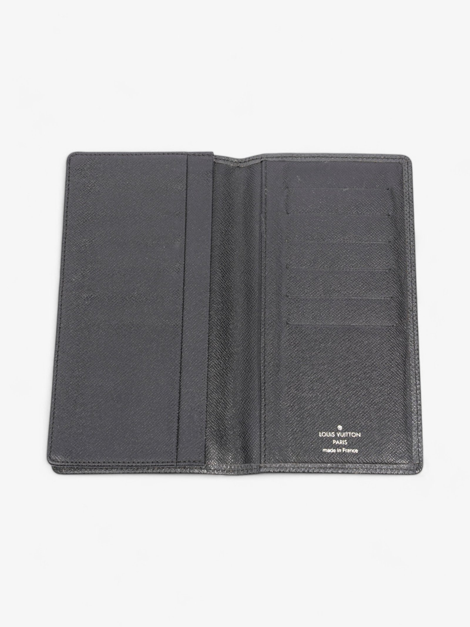 Louis Vuitton Porte Cartes Wallet Black Taiga Leather | AlmaBagz - Image 3