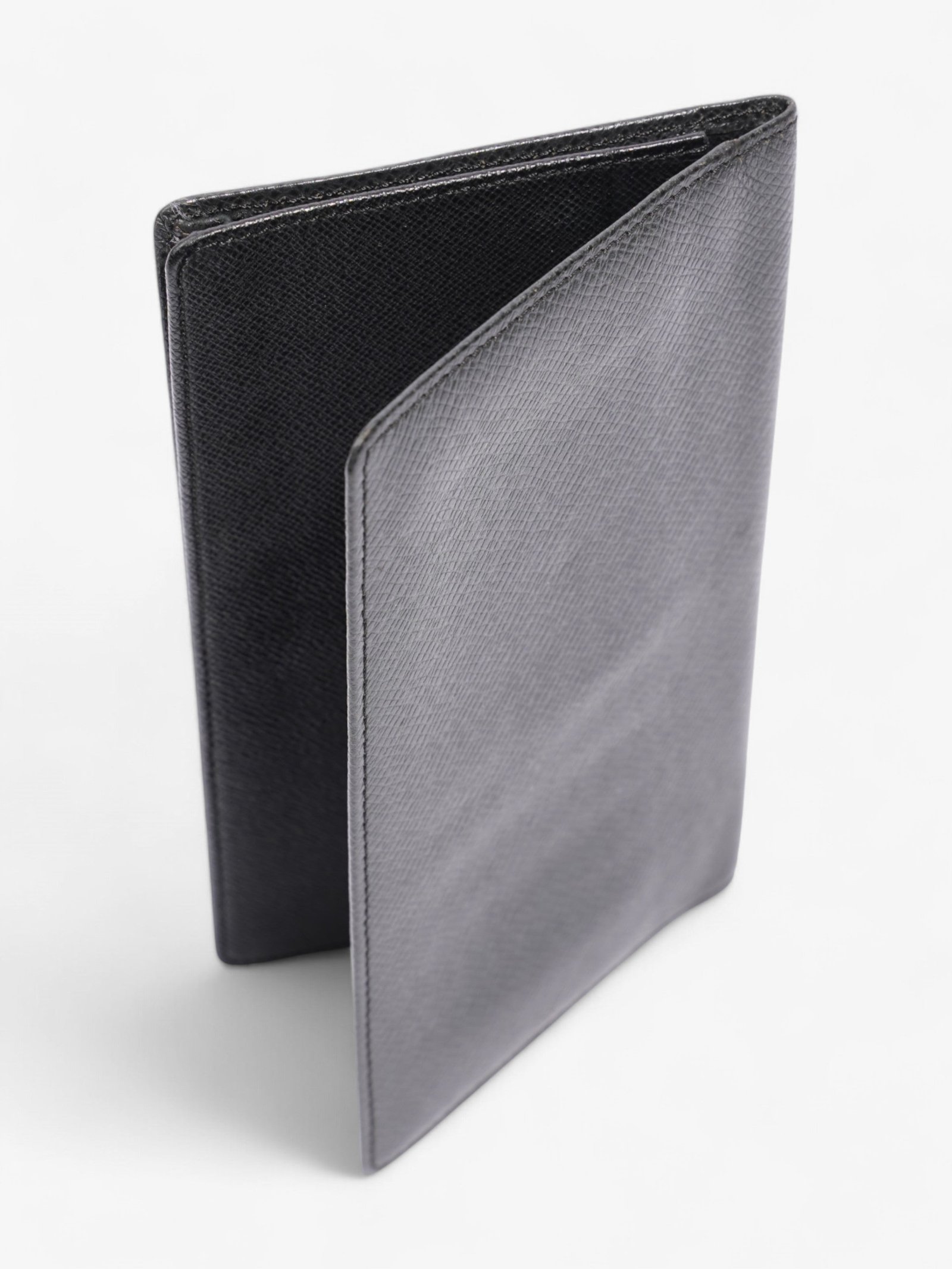 Louis Vuitton Porte Cartes Wallet Black Taiga Leather | AlmaBagz - Image 4