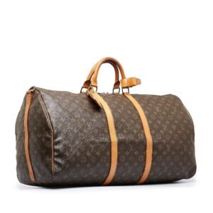 LOUIS VUITTON Monogram Keepall Bandouliere 60 Travel Bag | AlmaBagz