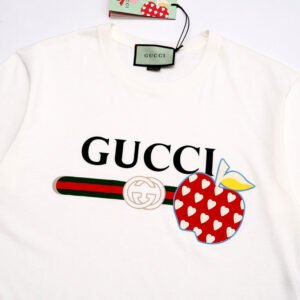 GUCCI Short sleeve T-shirt 548334XJDNC cotton Ivory XS（170/88A） | AlmaBagz