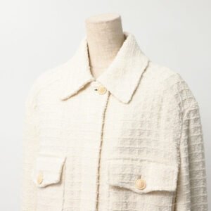 GUCCI Jacket 721995 tweed Ivory 40 | AlmaBagz