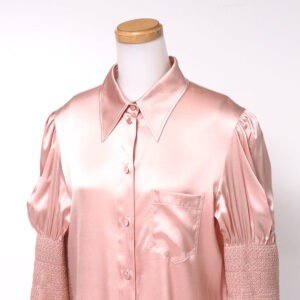 GUCCI blouse 642390 silk pink 42 | AlmaBagz