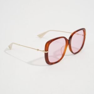 Gucci GG0511SA Sunglasses Pink / White Acetate 145mm | AlmaBagz