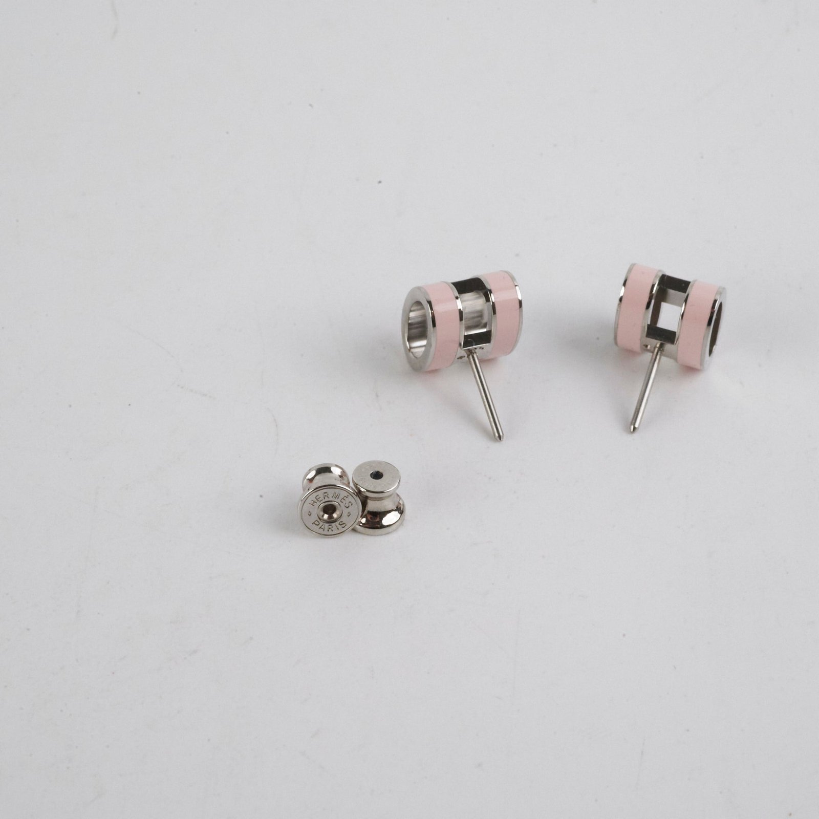 Hermes Pop H Pink Earrings | AlmaBagz