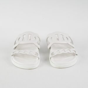 Hermes Extra Sandal Blanc Size 37 | AlmaBagz