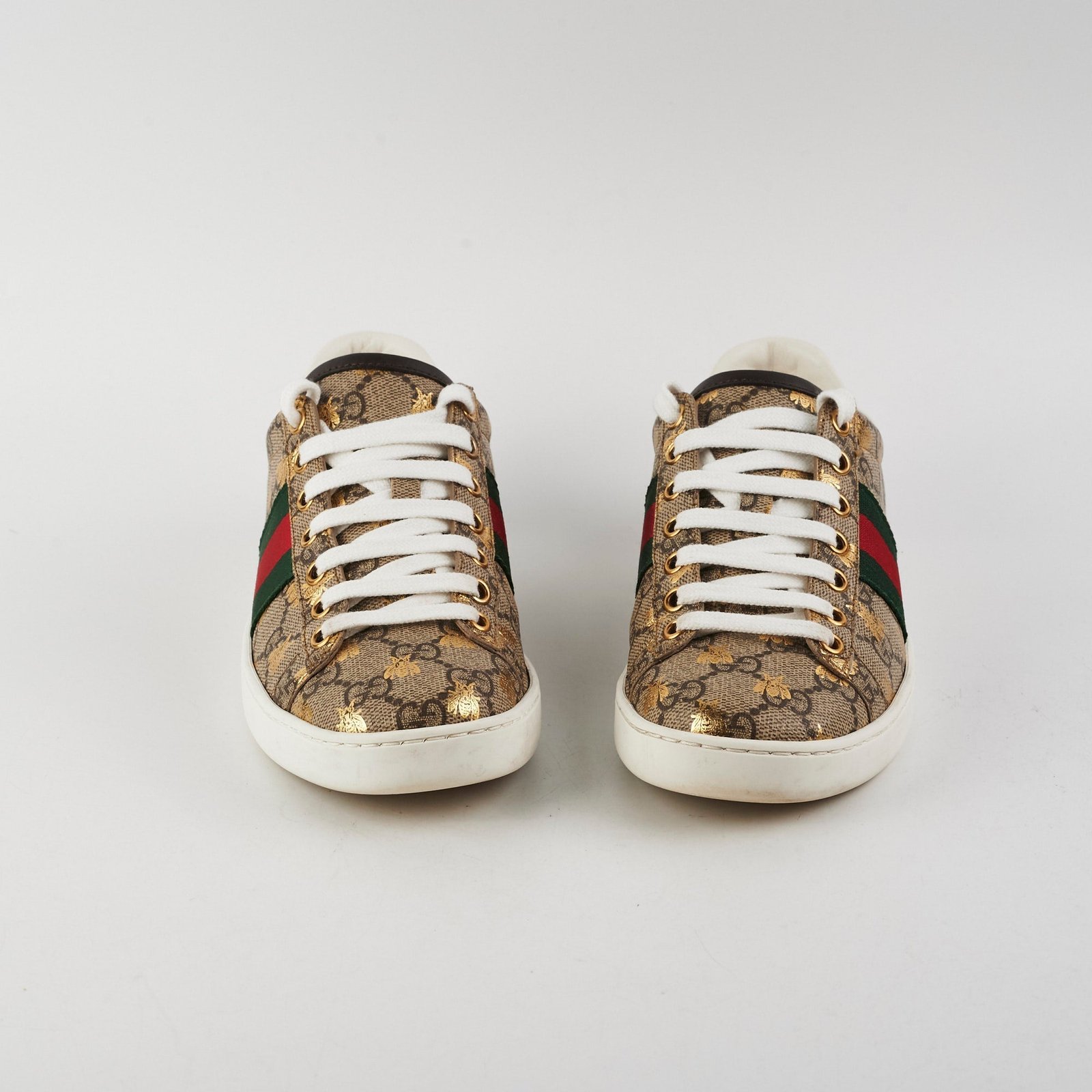 Gucci Women's Ace Surpreme Sneakers Size 35 | AlmaBagz