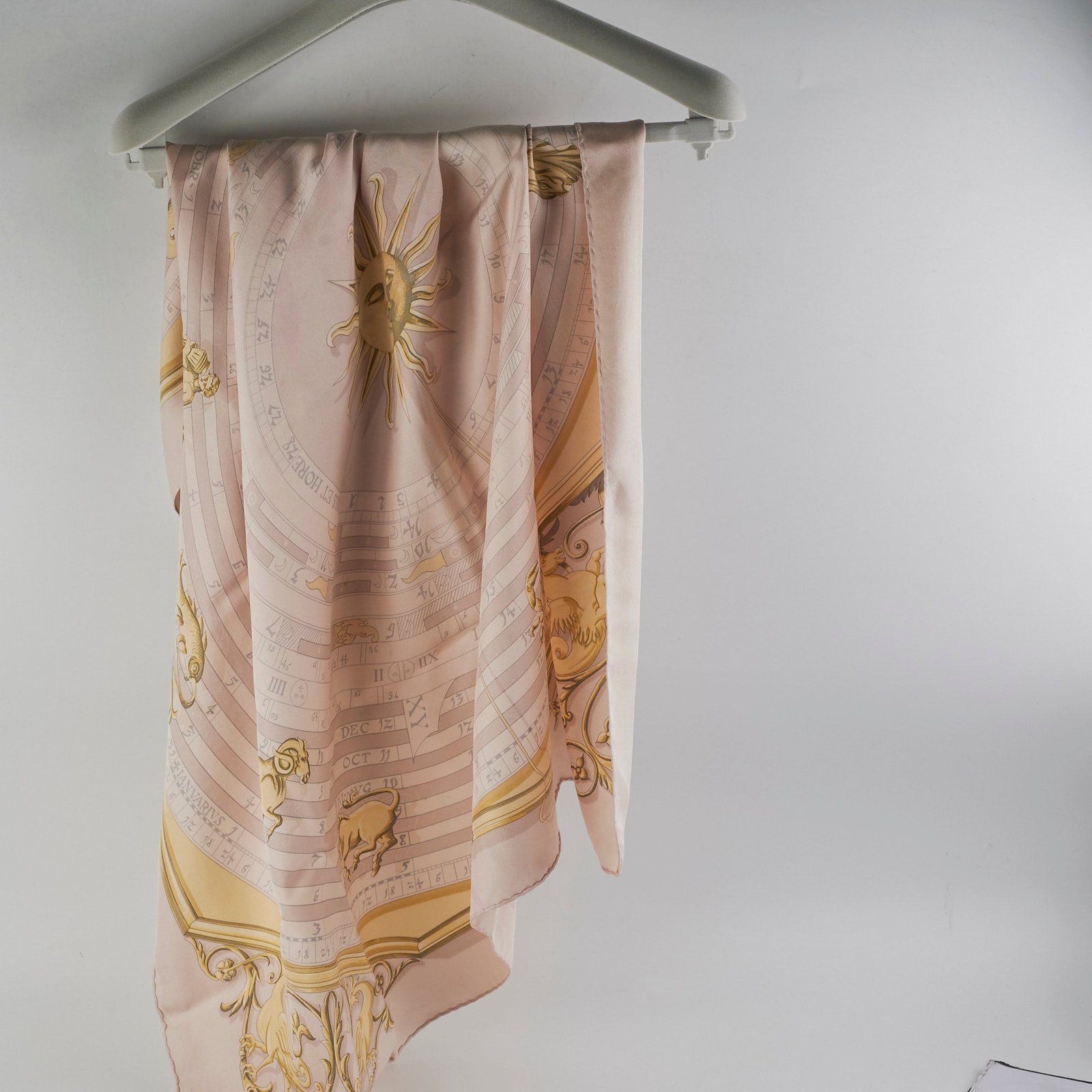 Hermes 90cm Square Scarf Pink/Yellow | AlmaBagz