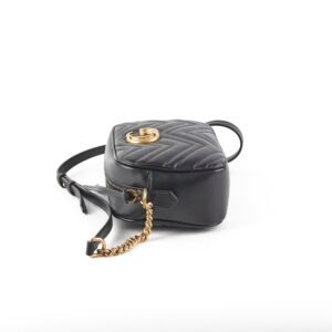 Gucci Small Marmont Camera Bag Black | AlmaBagz