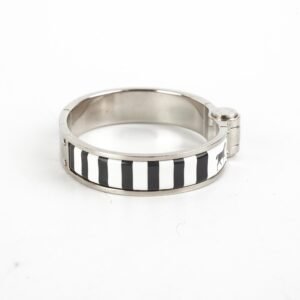 Hermes Enamel Hinged Bracelet Size M | AlmaBagz