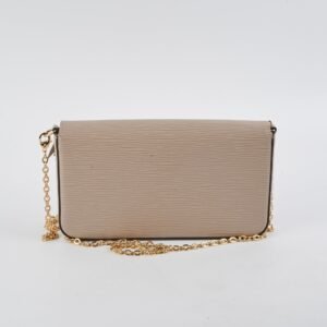 Louis Vuitton Felicie Taupe Epi | AlmaBagz