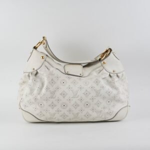 Louis Vuitton Mahina Bag White | AlmaBagz