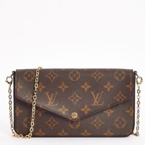 Louis Vuitton Monogram Canvas Félicie Pochette Crossbody Bag | AlmaBagz