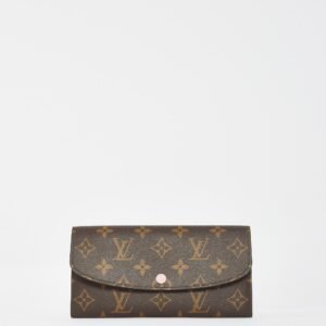 Louis Vuitton Monogram/ Rose Ballerine Emilie Wallet | AlmaBagz