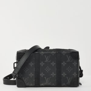 Louis Vuitton Monogram Eclipse Coated Canvas Soft Trunk Crossbody Bag | AlmaBagz