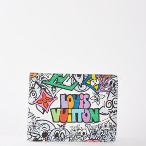 Louis Vuitton Blue Multi Monogram Comics Graffiti Wallet | AlmaBagz