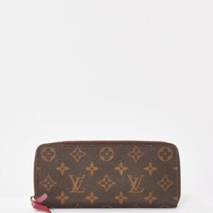 Louis Vuitton Monogram Coated Canvas Clemence Wallet | AlmaBagz