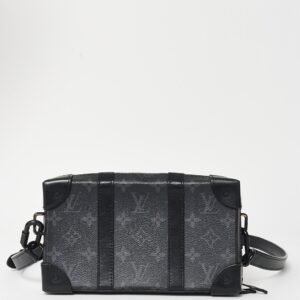 Louis Vuitton Black Monogram Eclipse Soft Trunk Wallet Bag | AlmaBagz
