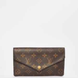Louis Vuitton Monogram Coated Canvas Sarah Wallet | AlmaBagz