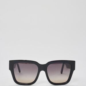 Louis Vuitton Black Acetate MG1292 Logo Oversize Sunglasses | AlmaBagz
