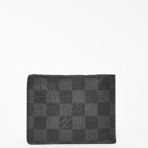 Louis Vuitton Damir Graphite Bi Fold Wallet W/ Initials "FC" | AlmaBagz