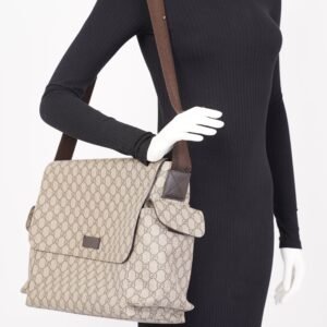 Gucci Baby Changing Bag GG Supreme Coated Canvas | AlmaBagz